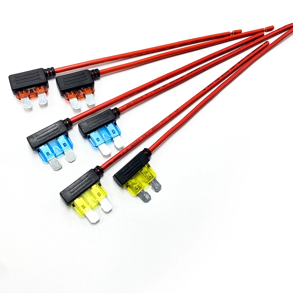 

Automotive Fuse Box Circuit Adapter 10A 15A 20A Mini Small Medium ATM Blade Fuse for Car Motorcycle RV Boat Tractor TAP Adapter