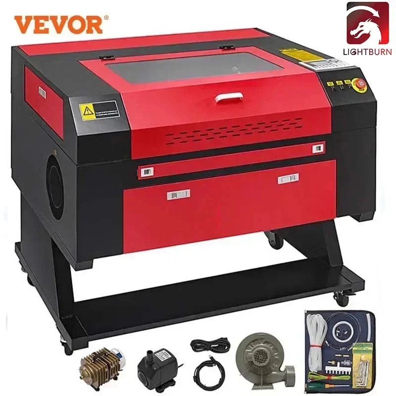 

VEVOR 80W Laser Engraver CO2 Laser Engraving Machine 500x700mm Ruida Control Woodworking Tools CO2 Laser Engraver