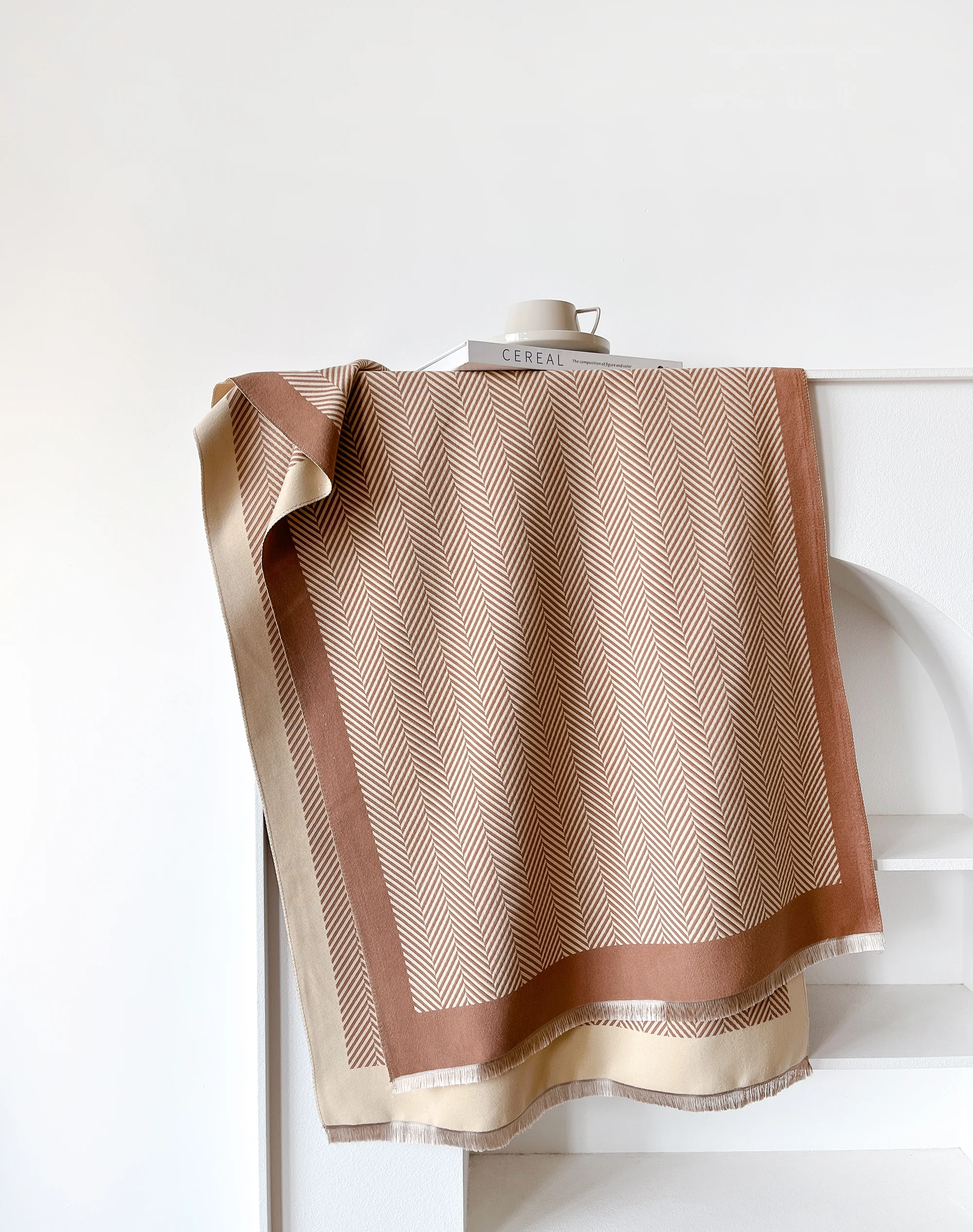 2024 Winter Women Cashmere Scarf Thick Warm Pashmina Shawls Wraps Floral  Jacquard Lady Blanket Echarpe Bufanda Female New