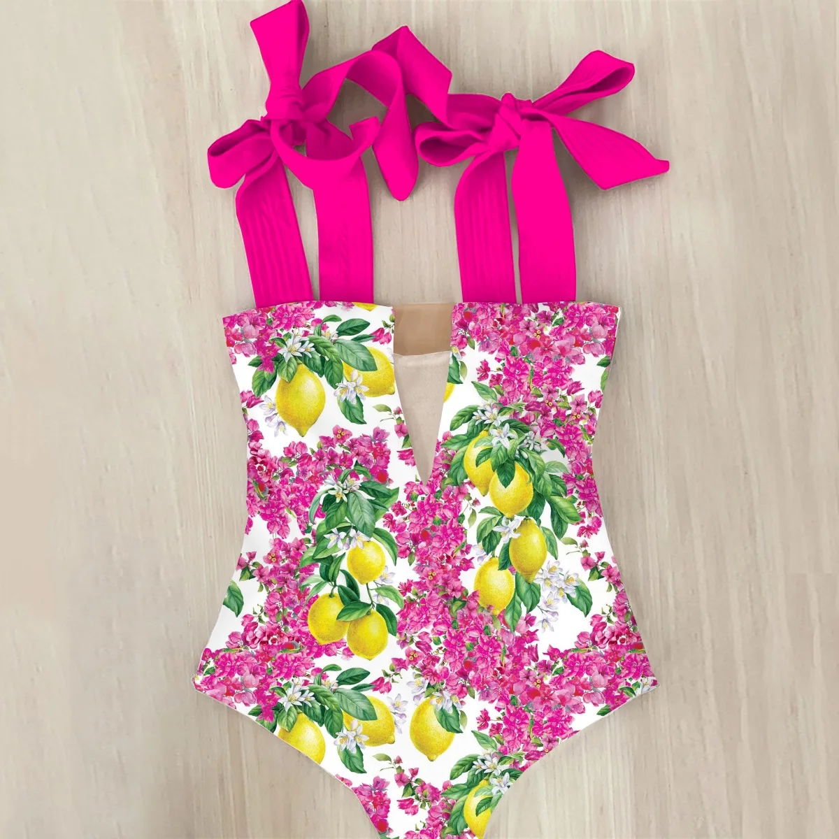 Sexy One Piece Swimsuit Shoulder Strappy Swimsuit Heart Print Swimwear Women Backless Bathing Suit Beach Wear Monokini 2025 women sport swimsuits women swim dresses women bodysuits