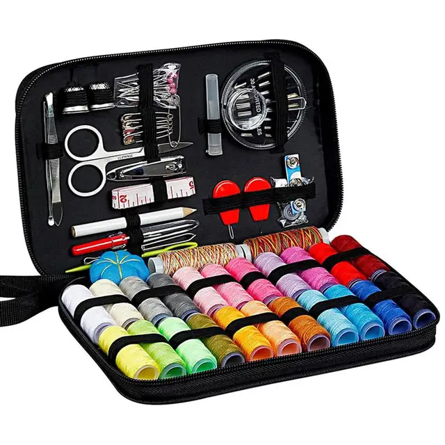 128pcs/Set Portable sewing sewing kit set manual sewing sewing box sewing  tool set Multiple Color Threads Basic Sewing Kit - AliExpress