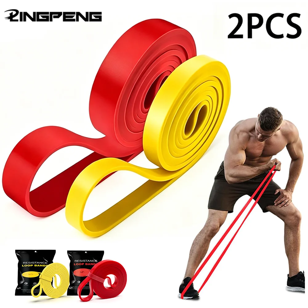 Dual-Level Heavy Resistance Bands - Versatile Exercise Bands for Strength Training, Yoga, and Fitness Workouts