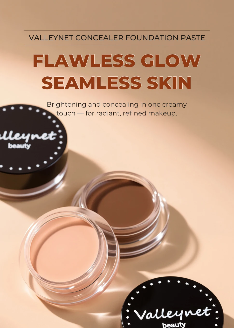 Description Picture 2 of itemFull Coverage Concealer Cover Anti Dark Circle Freckle Long-lasting Waterproof Foundation BB Cream for Face Makeup Base Cosmetic