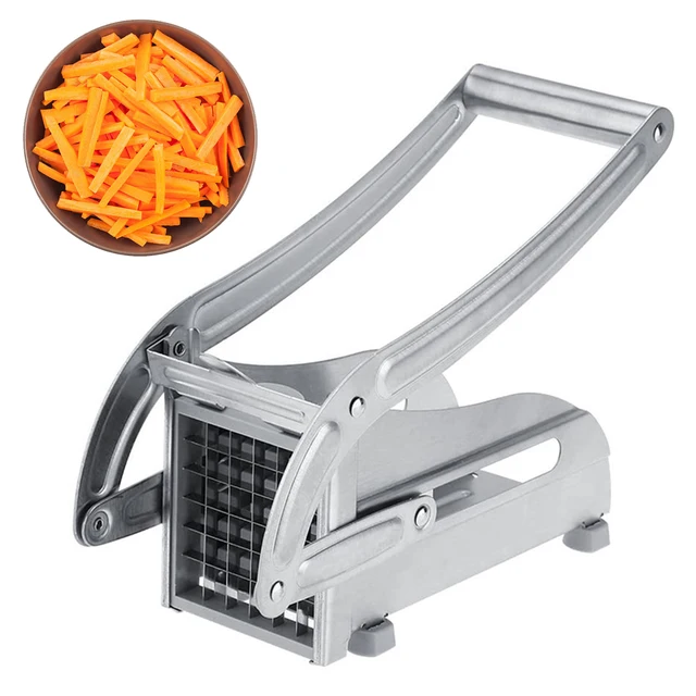 Burgonya Pengékkel Rozsdamentes Acél Professzionális Francia Sült Vágógépek Konyhai Ételek Előkészítéséhez Használjon Biztonságos Éttermet - Image 3