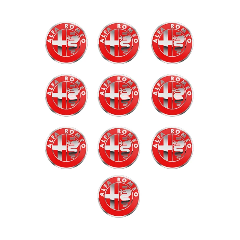 Find 2pcs Front Logo Badge Alfa Romeo Brera 147 159 164 166 GT Mito Giuliettaa Spider In China - Foto 2