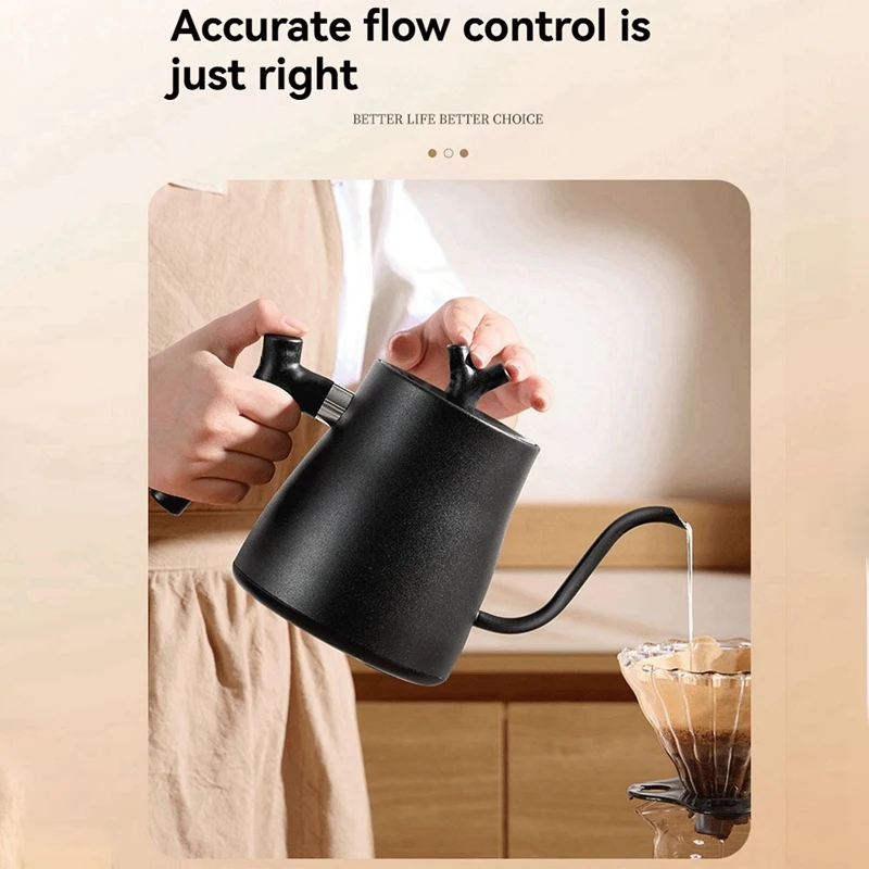 1000Ml Fast Heating Water Pot 304 Stainless Steel Electric Water Kettle & Coffee Kettle Automatic Power Off