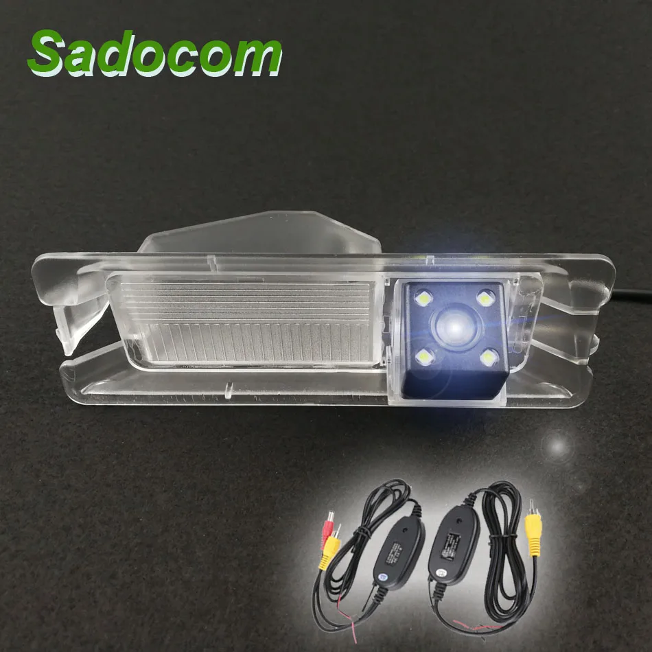 Rear View Camera Car CCD 4 LED Night Vision Backup Parking Assistance Waterproof For Nissan March Renaul t Logan Sandero