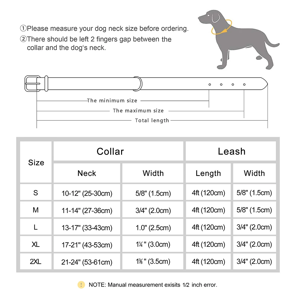 Custom Leather Dog Collar & Leash Set 6