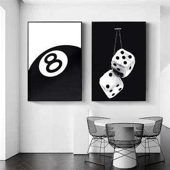 8-Ball Billiards Canvas 1