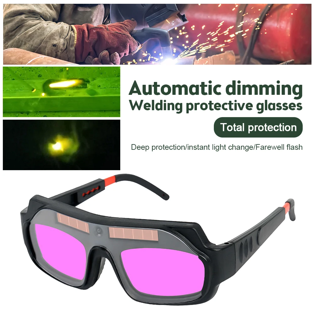 Automatic Darkening Dimming Welding Glasses Antiglare Argon Arc