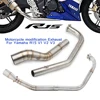 Motorcycle Full Exhaust Escape System Modifed Pipe For Yamaha YZF-R15 R125 MT125 MT-15 V1 V2 08-17 V3 18-23 Muffler Exhaust Pipe