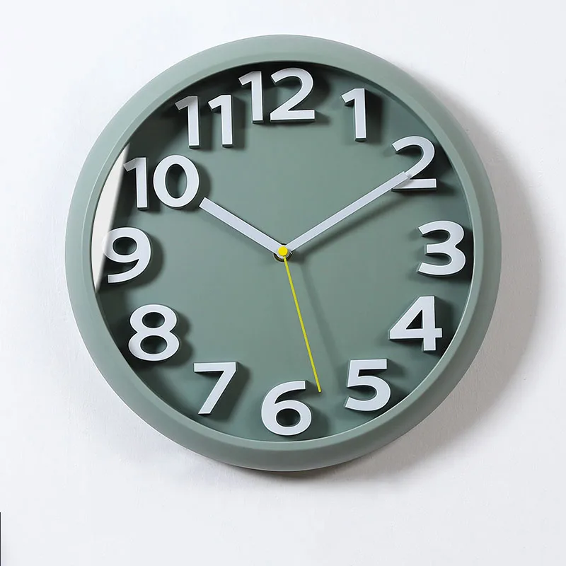 

Silent Decorative Digital Wall Clock Modern Design Round Classic 3d Creative Wall Clock Kitchen Relogio De Parede Home Decor