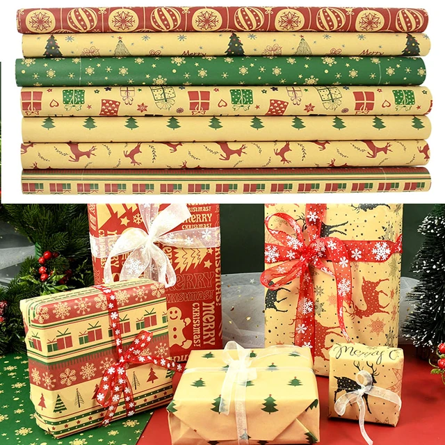 2pcs Fashion Dark Green red Soft Feeling Touch Paper Fancy Gift Wrapping  Paper Christmas New Year Gift Wrapping Papers - AliExpress