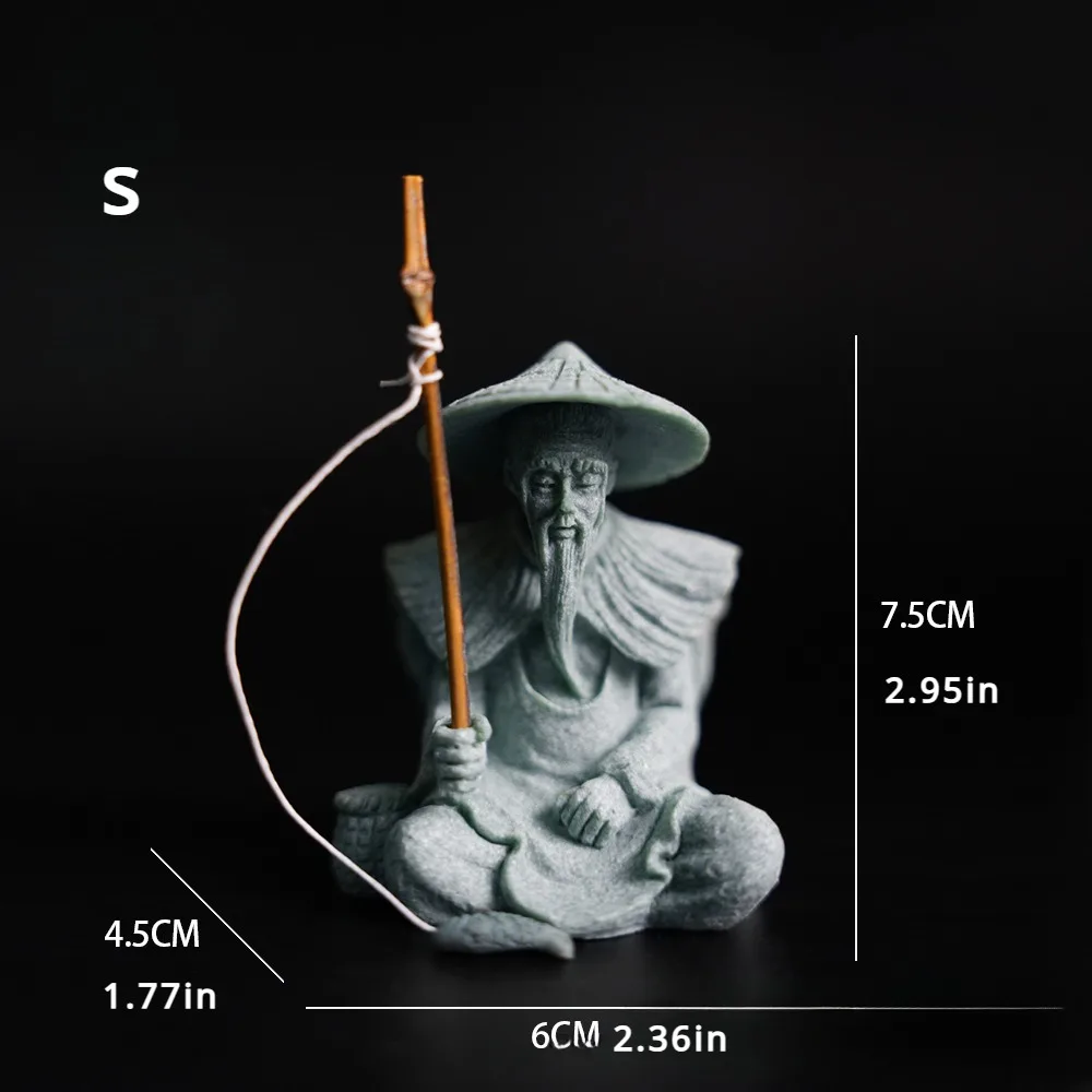 Garden Statue Miniature Figurine Sandstone Statue Flower Pot Decoration Artwork Landscape Home Ornament Garden Accessories for Micro Landscape garden statue,garden decoration