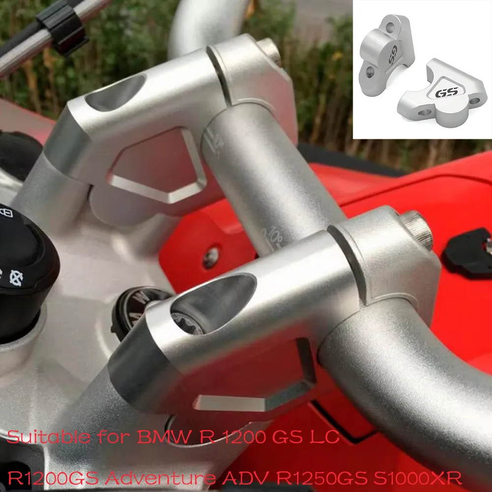 Kit Guidon + Rallonge Pour BMW S1000XR / F800GS / R1200GS / R1250GS (13-18) – Noir, Neuf