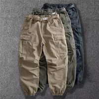 Spring Summer Good Jogger Trousers Leisure Men Large Pocket  Cargo Pants Breathable Drawstring Multi Pockets Men Pants 2025 1
