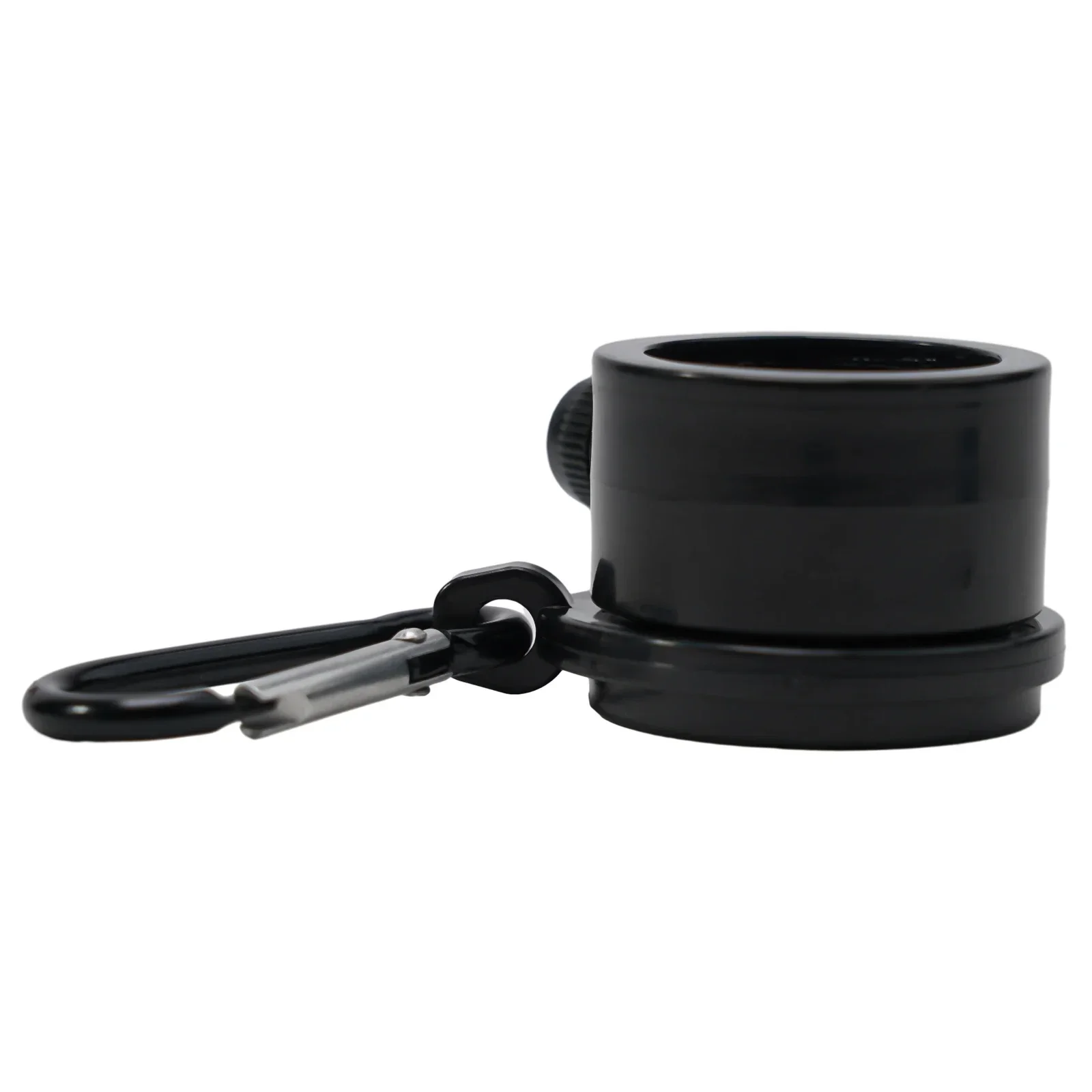 2 Pcs Flag Pole Rings Aluminum Alloy Black No Cracking No Deformation Home Garden