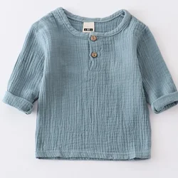 Organic Cotton Baby and Toddler T - Shirts - Soft, Cute, Casual Spring/Summer Tops - 4T (F12019 - BL)