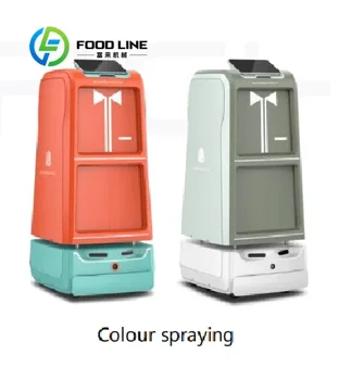 Robot Autonomo per Consegna Cibo IP54 Impermeabile con Navigazione a 360° e Vassoi Multipli per Servizi in Ristoranti, Hotel e Ospedali Personalizzabile