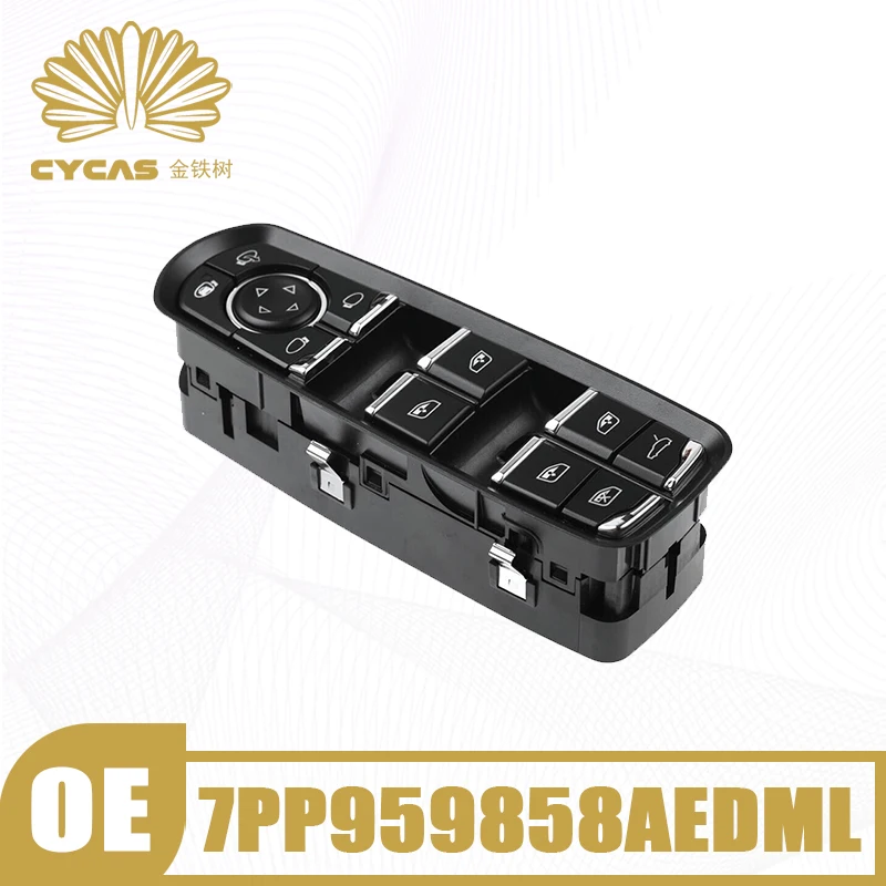 

1PCS CYCAS Electric Window Lifter Rearview Mirror Switch Adjustment Button #7PP959858AEDML For Porsche Panamera Macan Cayenne