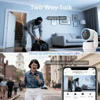 SmartCnet Tuya vie intelligente 4K 8MP 5MP 2MP caméra IP suivi intérieur Onvif sans fil WiFi Surveillance de sécurité CCTV bébé moniteur 5