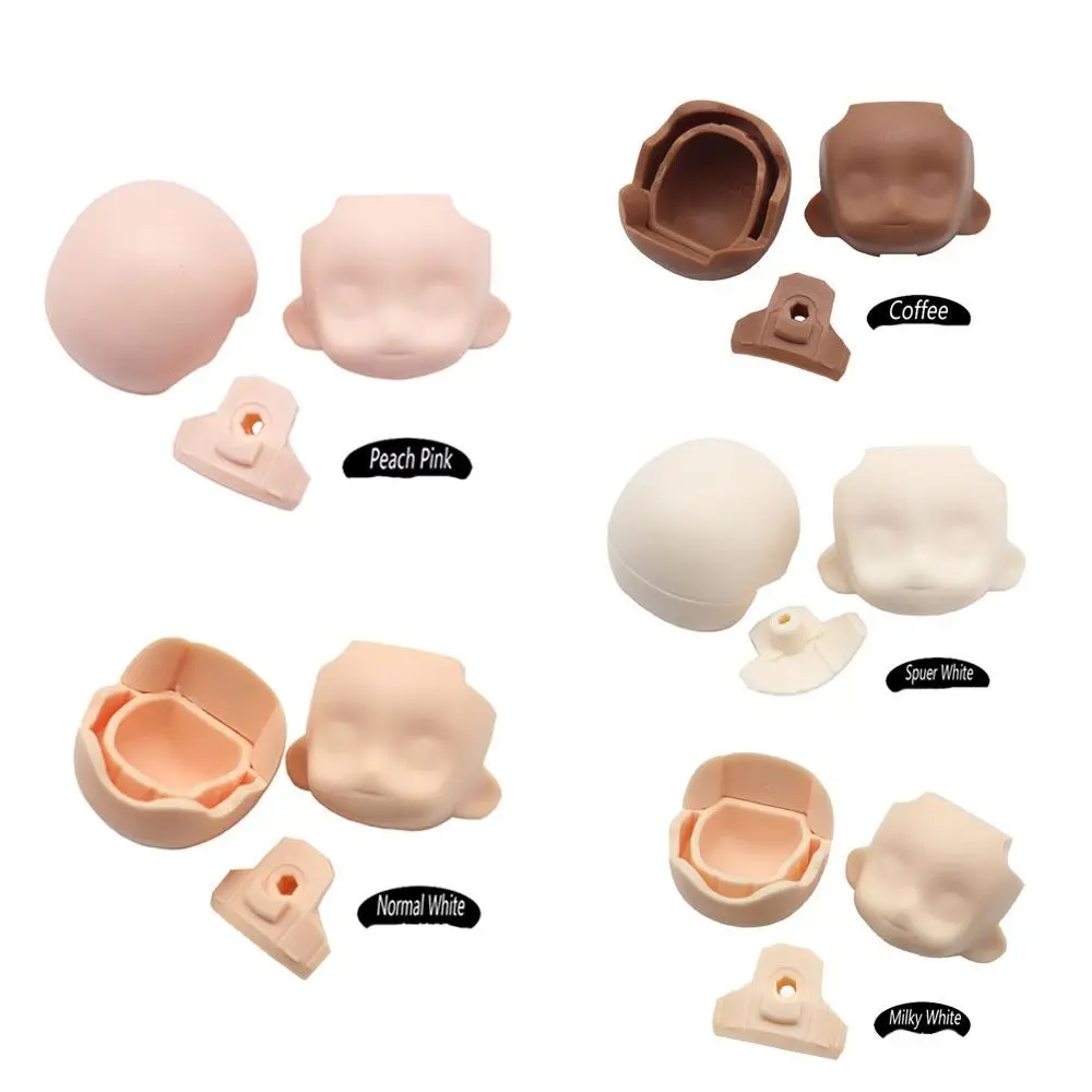 Resin Doll Face Toy Accessories 5 Color Fit Obitsu11 Dolls