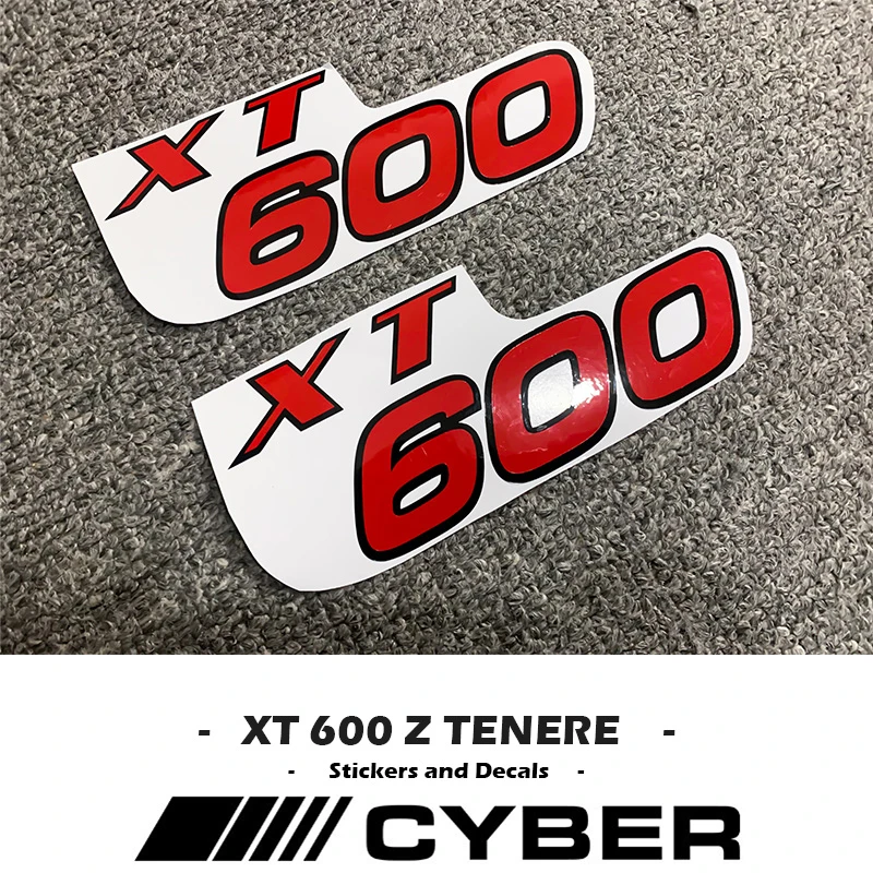 XT600 For Yamaha XT 600 Z TENERE 160mm*64mm Fairing Shell Sticker Decal  Motorcycle Sticker fairing shell sticker decal replica full car sticker decals for yamaha xt 600 z tenere 1983 1984