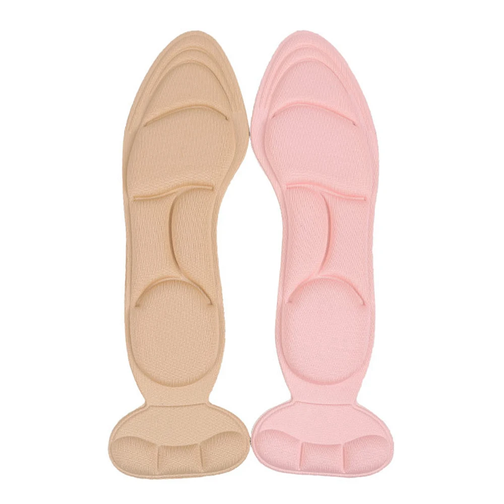 투인원 안창 힐 스티커, 통기성 땀 흡수, 미끄럼 방지 마사지, 충격 흡수 및 통증 깔창, 캠핑 장비