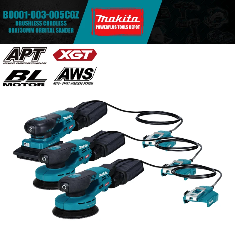Ponceuse orbitale aléatoire Makita Cordless Tool, autres, Bleu