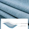 Large Round Tablecloth Solid Color Cotton Linen Waterproof Table Cloth Oil-Proof Table Cover for Kitchen Garden Restaurant 4