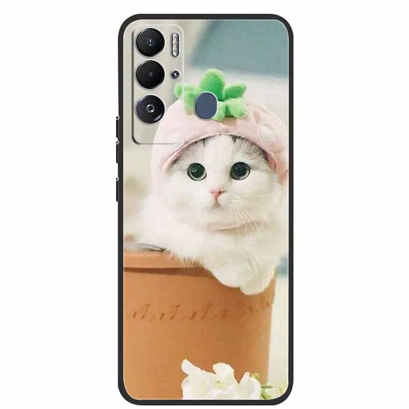 Animal Print Soft Silicone Shockproof Phone Case with Bumper Coque