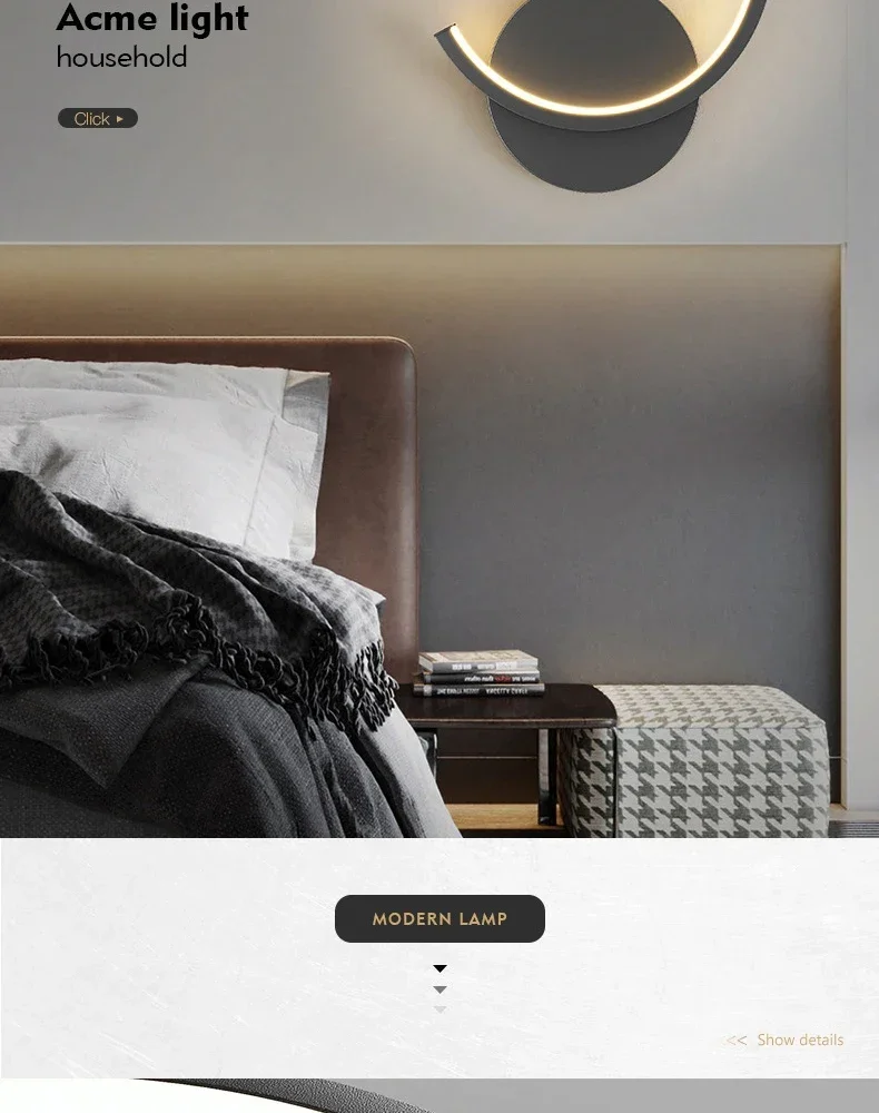 Modern LED Wall Lamp Detail 2