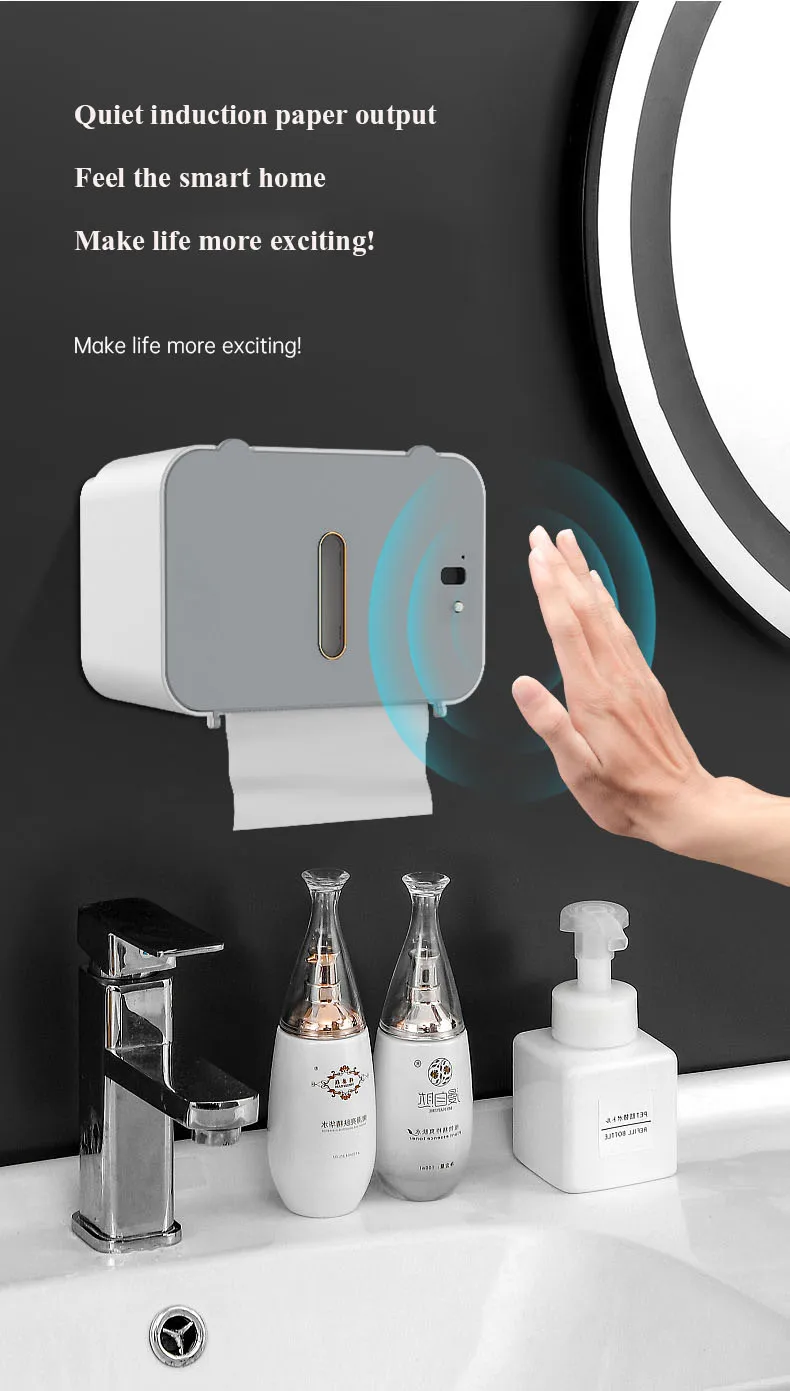 Distributeur Mural de Papier Toilette à Induction