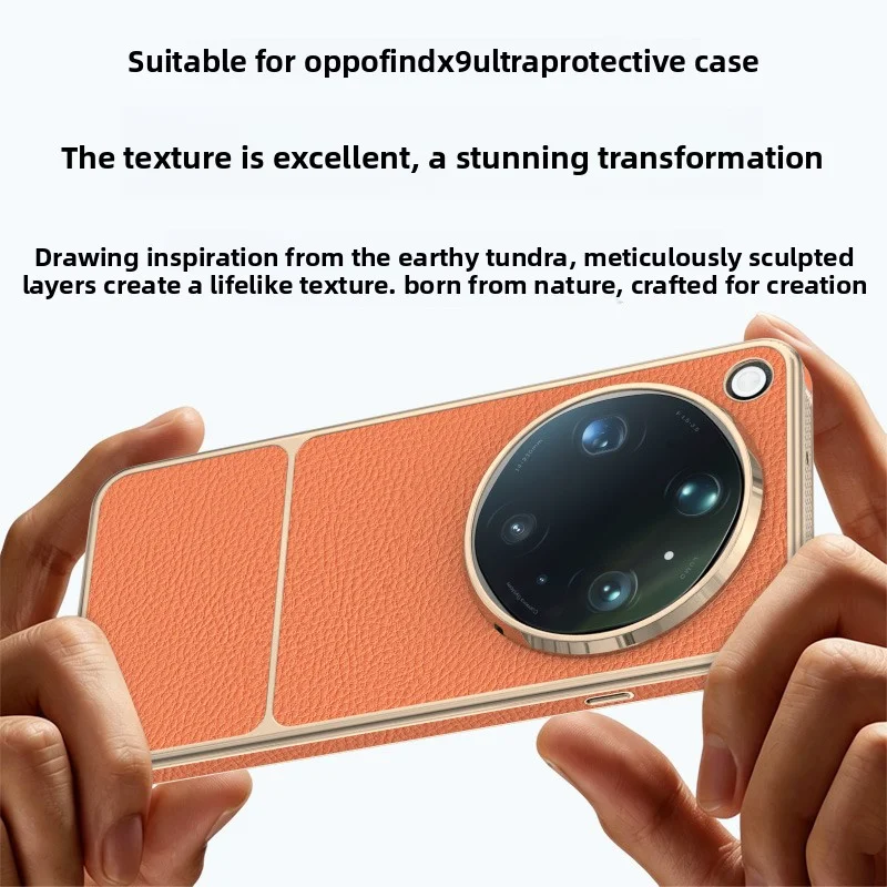 Luxury PU Leather Magnetic Wireless Charging Protective Back Cover Case