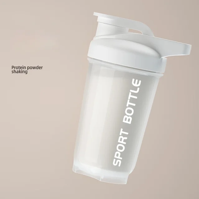 GIANXI Summer Shaker Cup Outdoor Travel Sports Cup Leakproof Water Bottle Protein Powder Cup Portable Plastic Cup Protein Powder 4