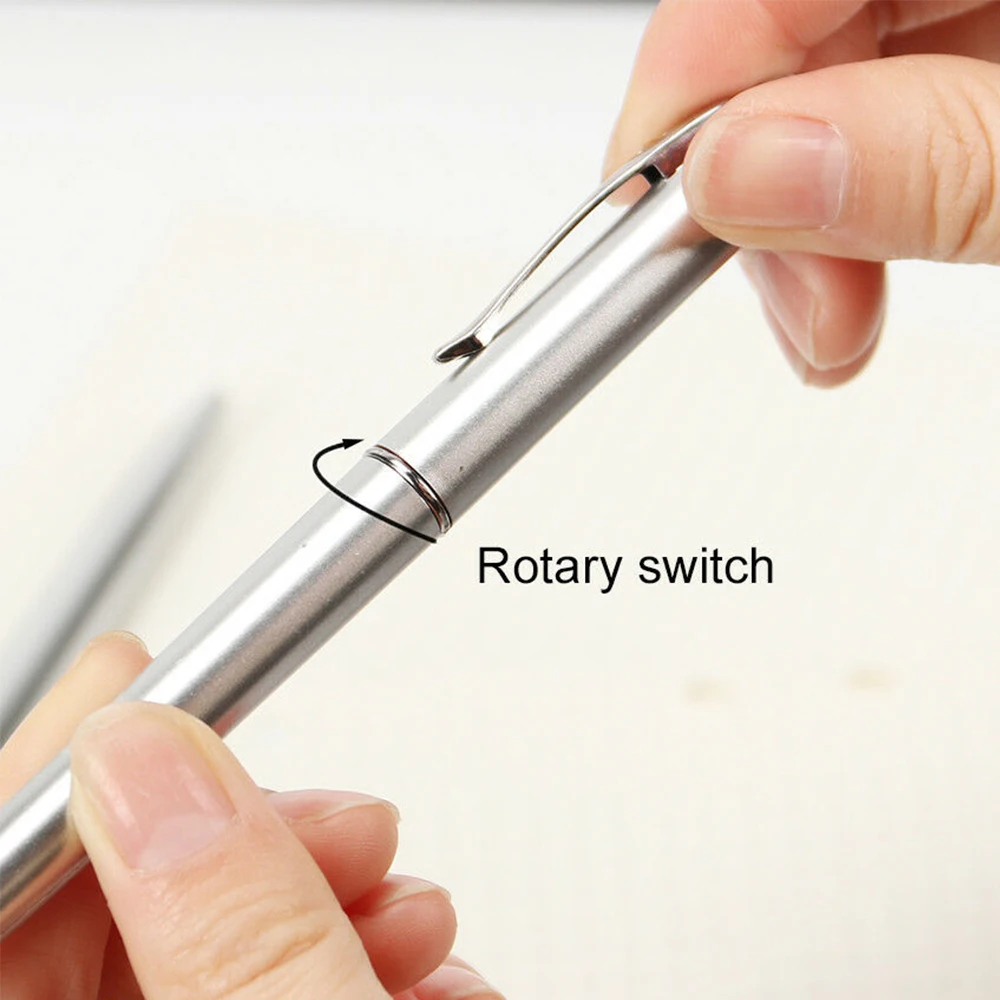 LED UV Light Ballpoint Pen With Invisible Ink Student Writing Painting Stationery School Office Art Supplies multifunction pen invisible ink pen