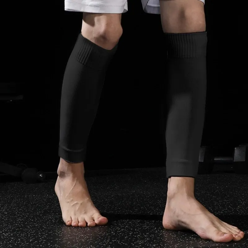1 Pair Sports Soccer Shin Guard Pad Sleeve Sock For Adult Teens Children Leg Protective Support Football Compression Calf Sleeve,shin guard pads,soccer shin guards