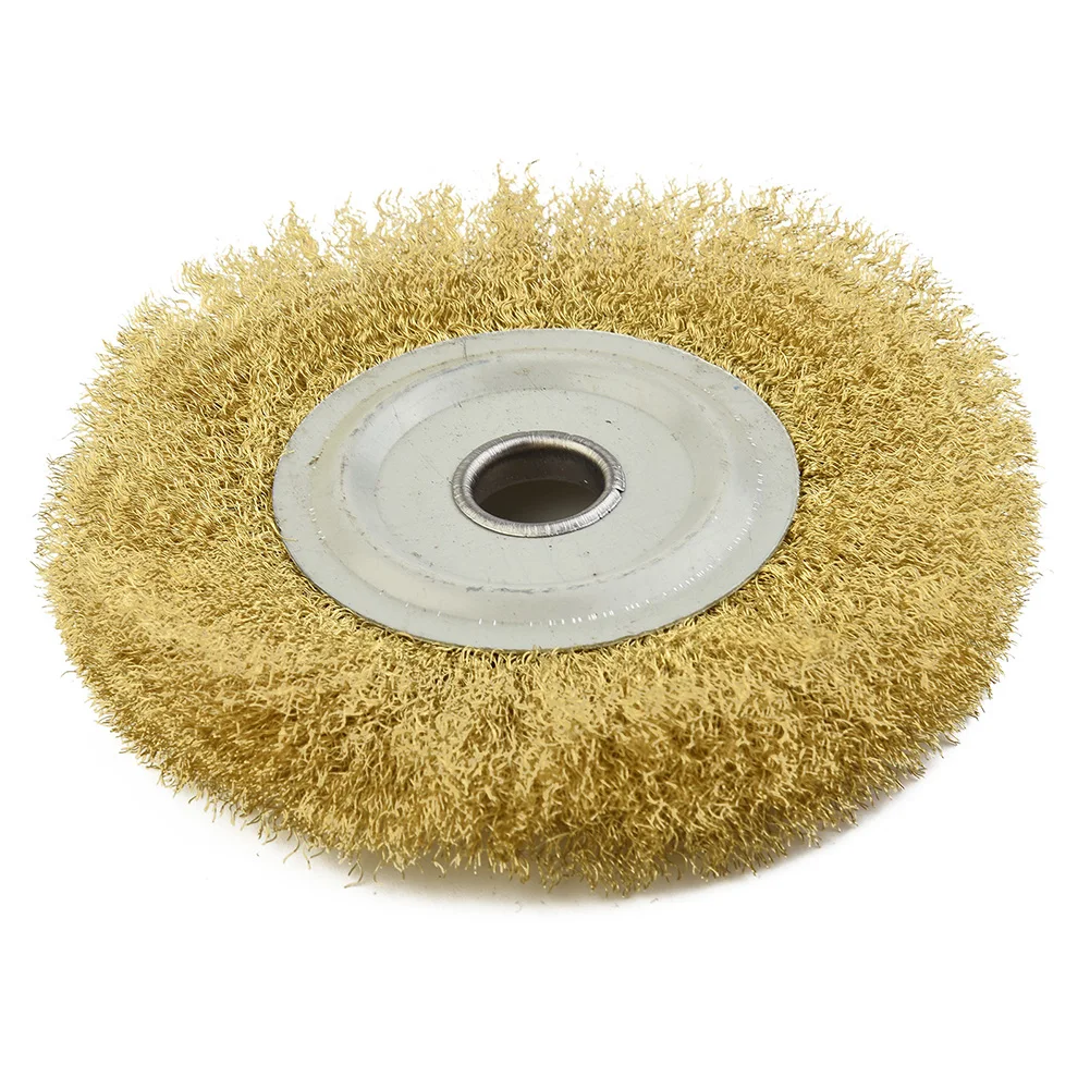 

5 Inch Pure Copper Wire Wheel Brass Brush For Bench Grinder Metal Polishing Cup Grinding Wheels 1 * Copper Wire Wheel