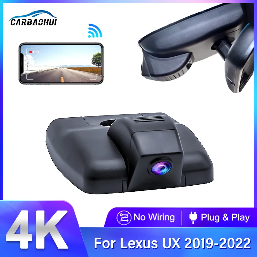 New!Dash Cam Front and Rear Camera Car DVR Wifi Dashcam Video Recorder  Night Vision HD 1080P For Lexus GX400 CT200h UX260h UX200 - AliExpress