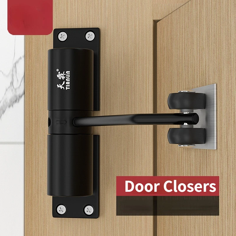 Automatic Door Closers with Safety Spring Adjustable Slower for Home ...