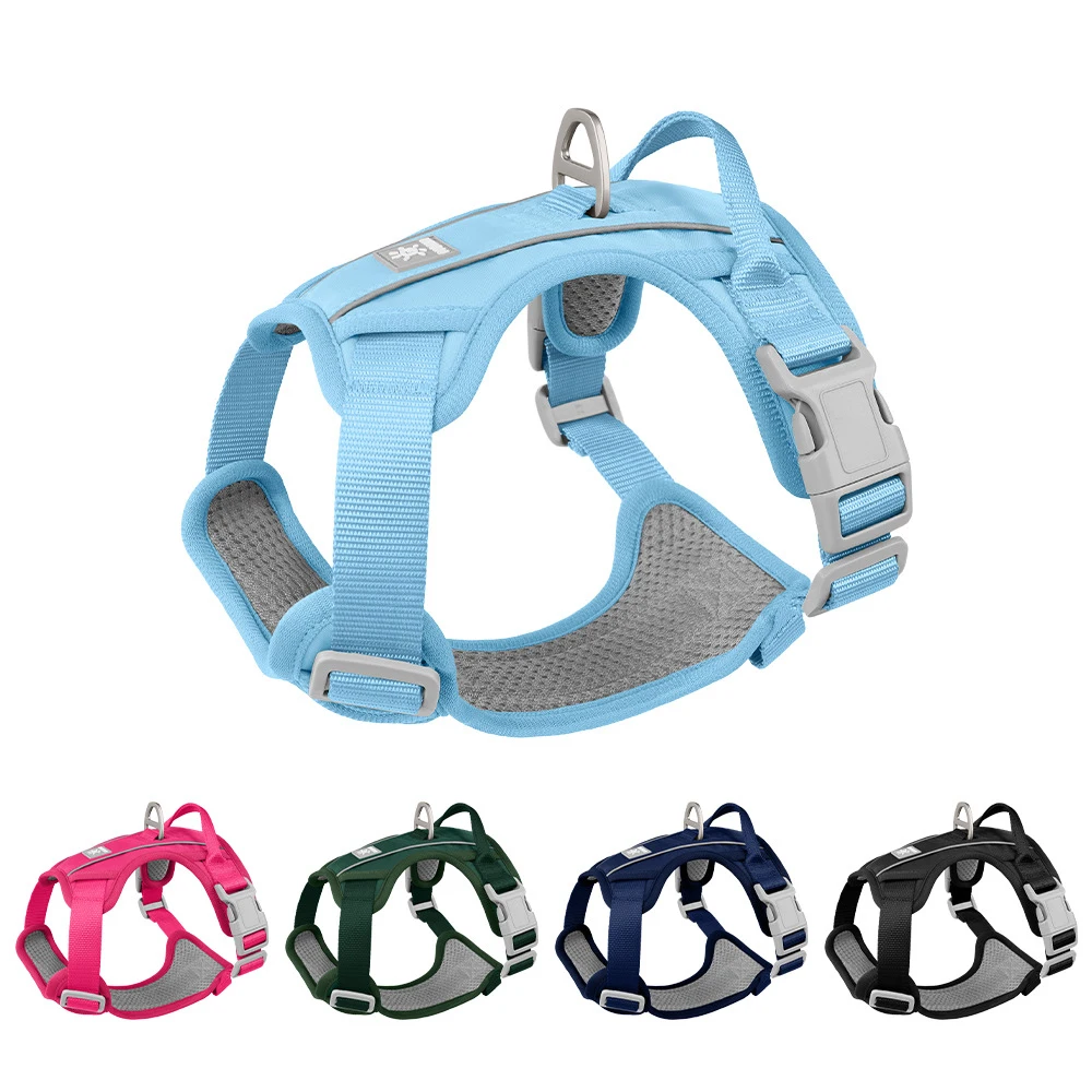Premium Lightweight Dog Harness Breathable Mesh No-pull Pet Vest_voghion.com