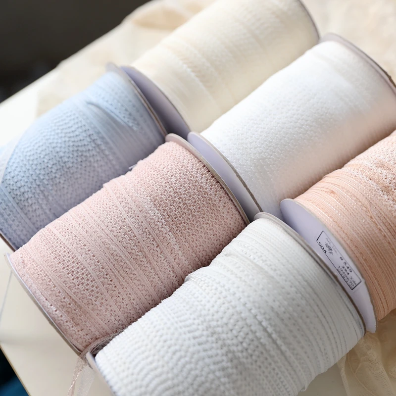 Weiß Schwarz Grau Blau Aprikose Rosa Puppe Spitze Kleiner Punkt Polyester Hochwertige Spitzendekoration DIY Zubehör 0,8 cm Breite – Detail 3