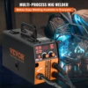VEVOR MIG Welder 130A Portable Welding Machine 3 in 1 Combo MMA/MIG/LIFT TIG Flux Core Welder for Carbon Steel Stainless Steel 2