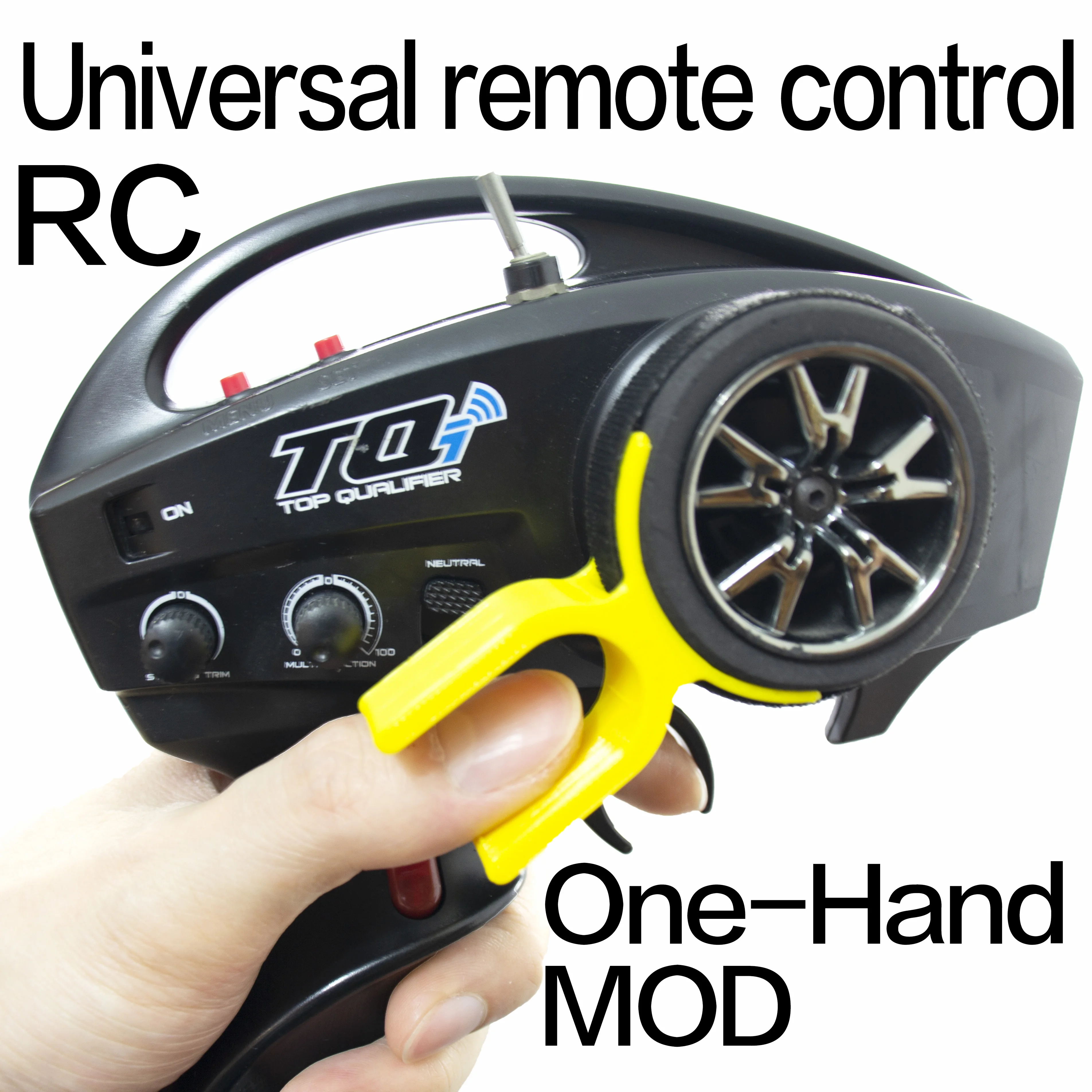 RC Universal Remote Control ONE HAND MOD TRAXXAS TRX4 SLASH MAXX