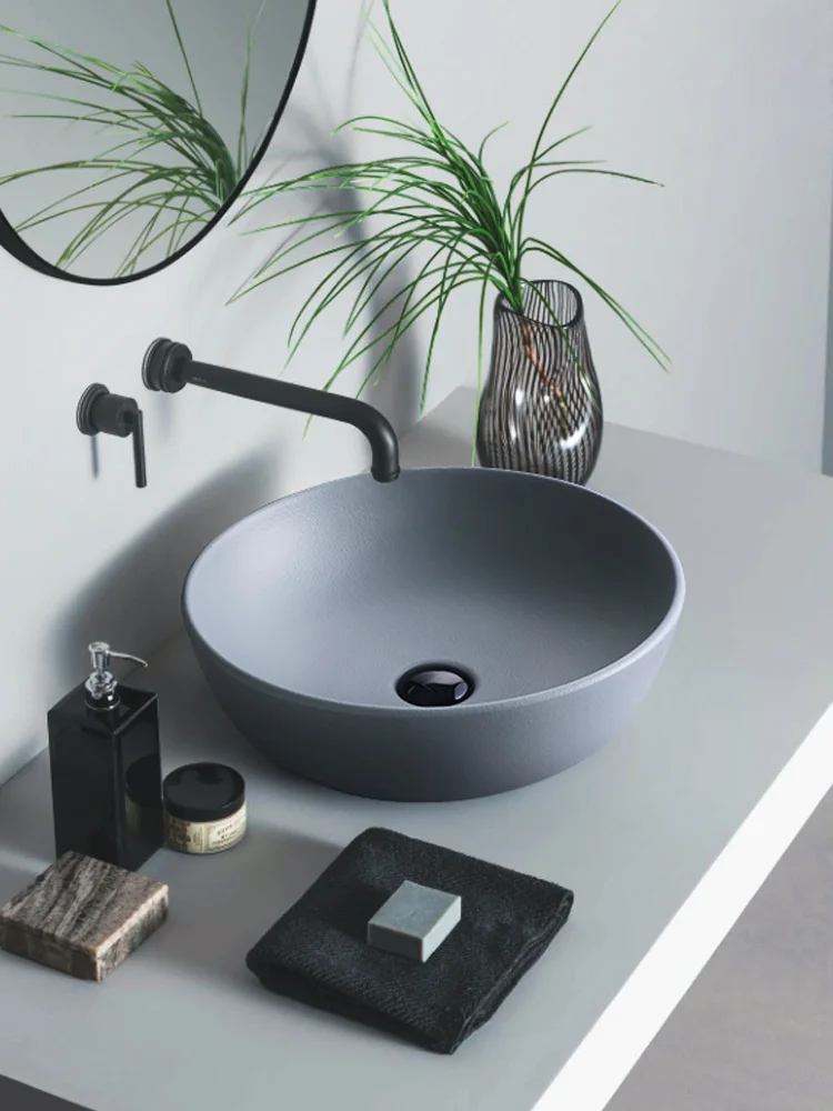 

Europe Style Handmade Countertop Ceramic Bathroom Basin Bathroom Sink ceramic washbasin china hand painted vessel sinks