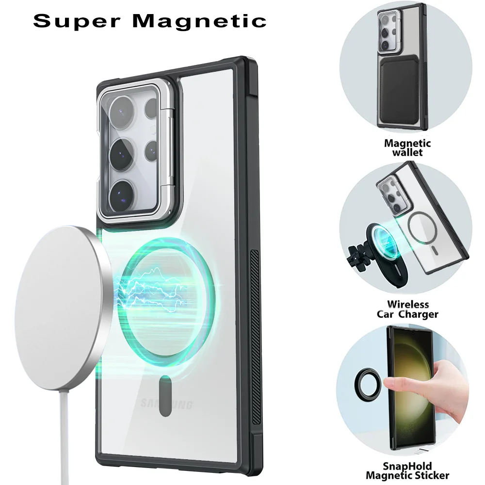 Transparent Magnetic Case with MagSafe