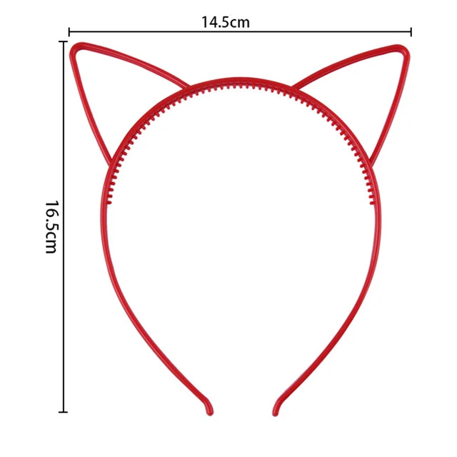 다양한 색상과 크기로 제공되는 소녀용 유니콘 키티 리본 크라운 플라스틱 머리띠, 안전한 소재와 매끄러운 표면, 다양한 행사에 적합한 머리손