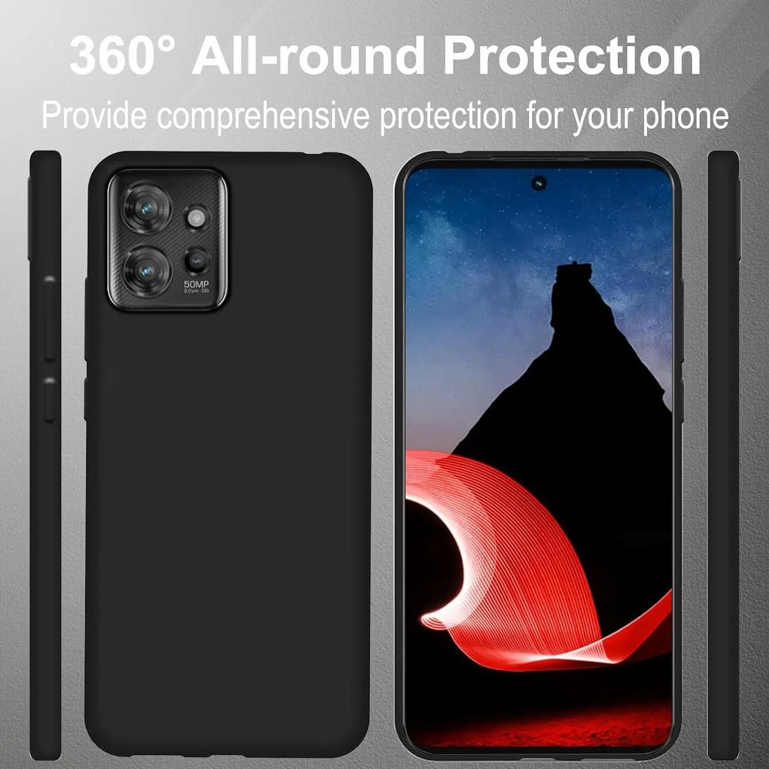 Ultra Thin Clear Soft TPU Camera Protection Back Cover Case