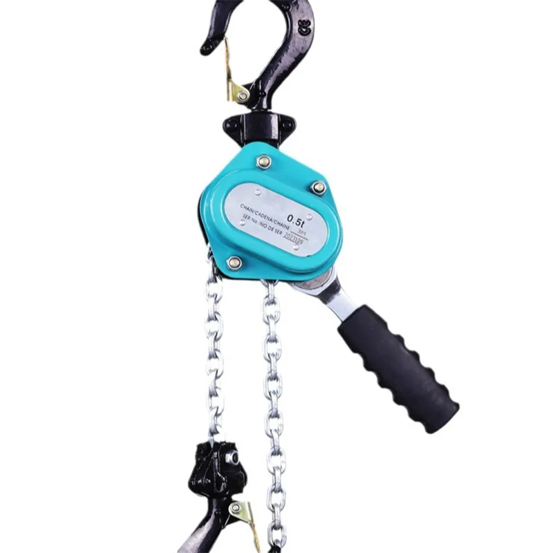 Mini Lever Hoist Chain Block 250KG 500KG 750KG 1.5m 3m Manual Hoist Hook Chain Handle 2M/min Prompt speed