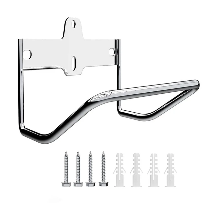 תליית מעמד לסולם תליית מעמד לקיר המוסך, עגלות אחסון לסולם וכיסא מתקפלים, מחזיק מטען כבד